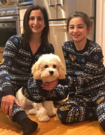 cavachon family matching pajamas